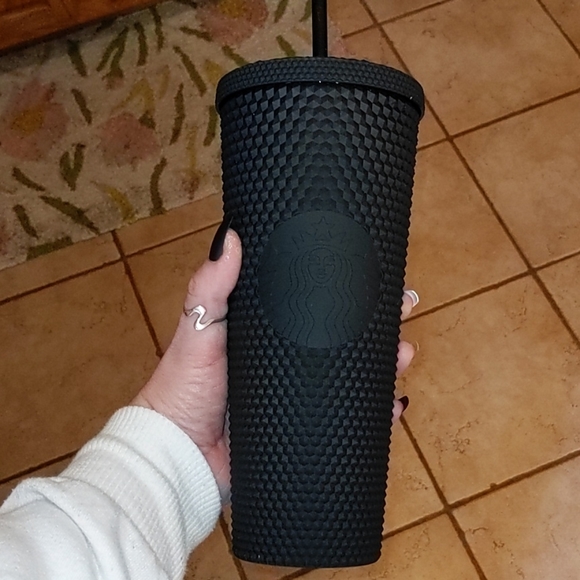 Black studded Starbucks Tumblr
